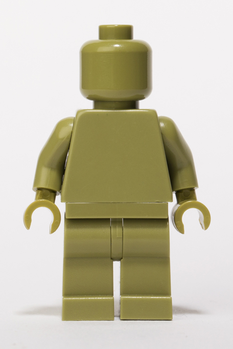 Olive Green Lego Monochrome minifigure